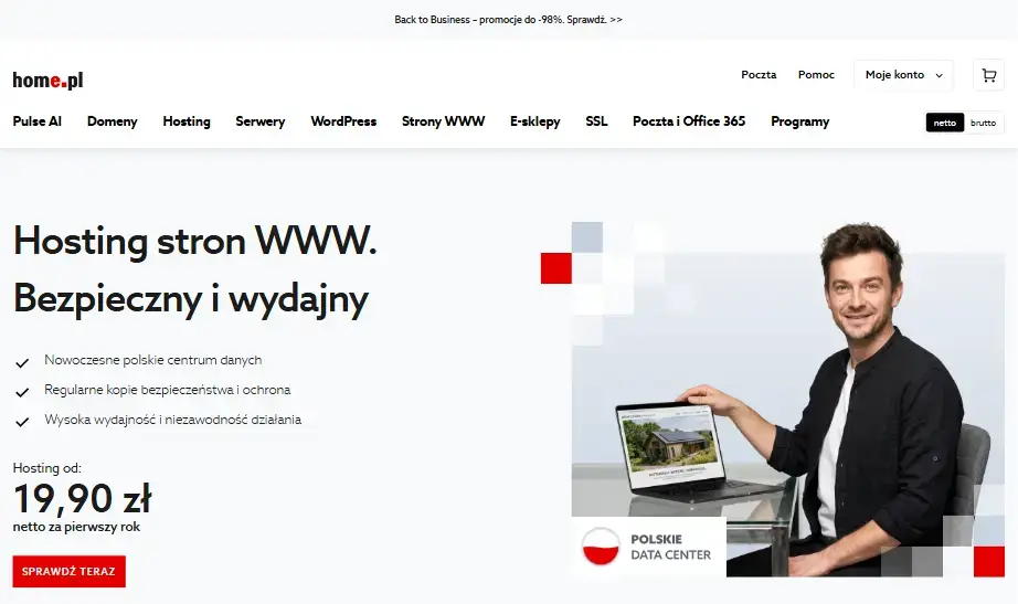 Strona hostingu home.pl, 26.10.2026